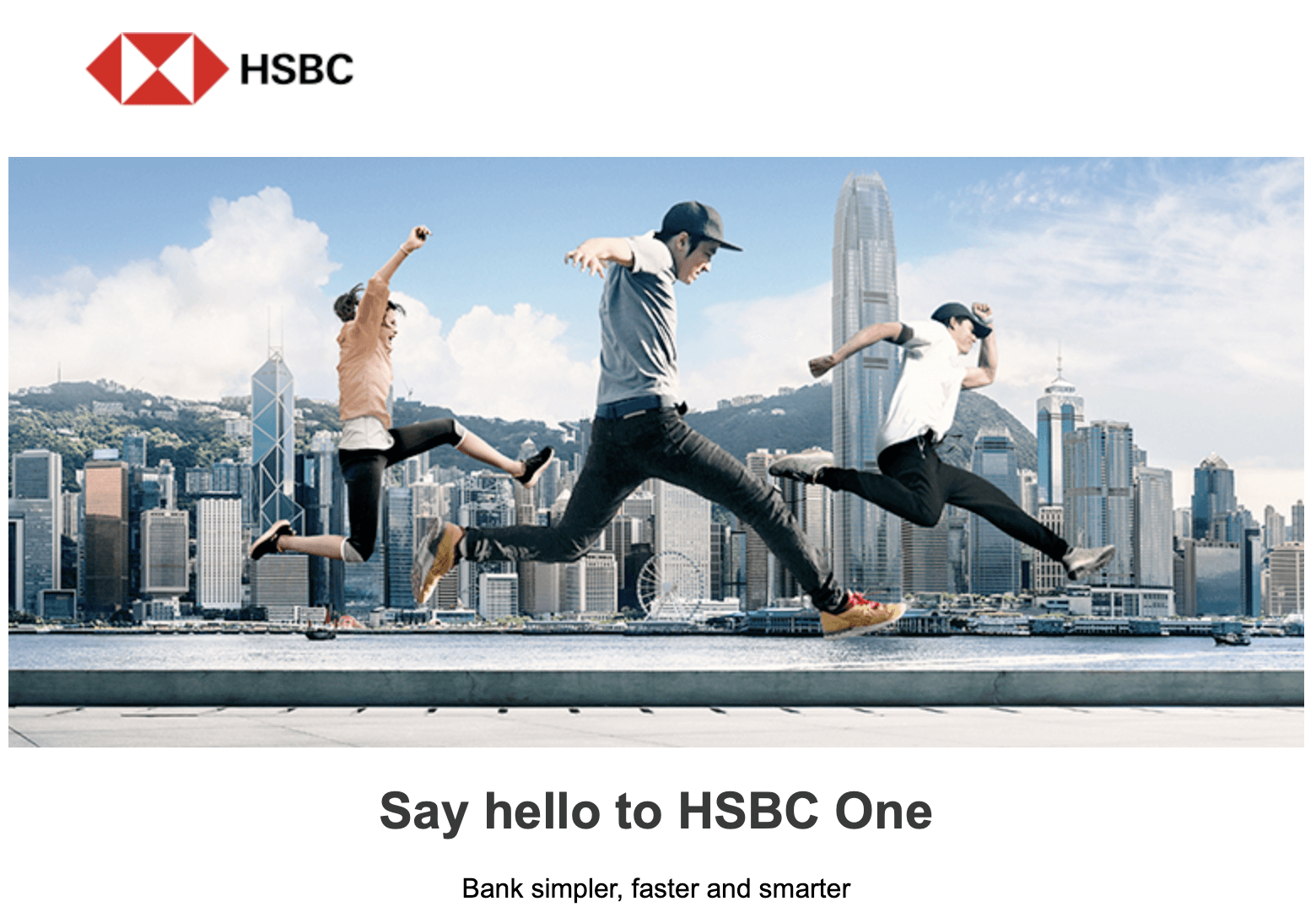 HSBC SayHello 邮件